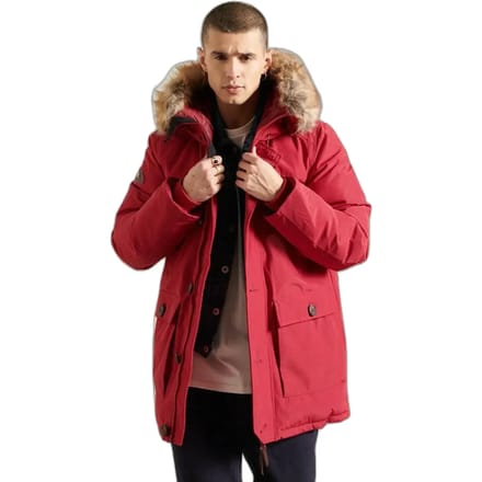 Superdry New Rookie Down Jas Rood M Man