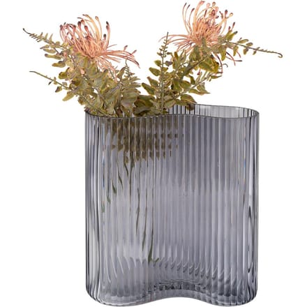 House Collection Vaas H20 cm Karina Rookglas