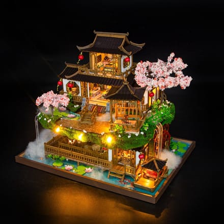 Fairyland - 3D Puzzel met Handleiding - DIY - Miniatuur Modelbouw Hout Kinderen en Volwassenen - Houten bouwpakket - Assemblr