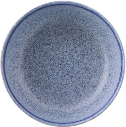 J-Line schaal Luna - keramiek - blauw - medium