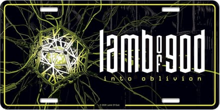 Lamb of God - Into Oblivion - USA Nummerplaat