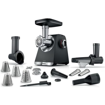 BOSCH Serie 6 MFWS660B Vleesmolen - 500 W - 3 Hakborden - Zwart