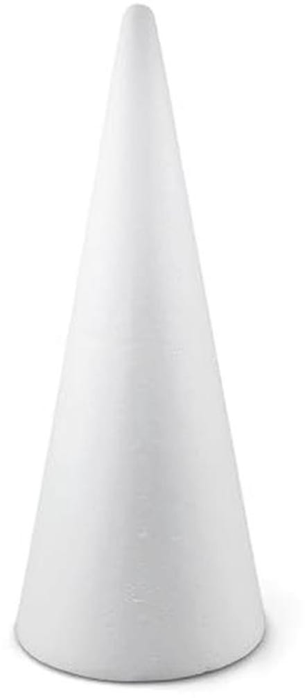 Schuimkegel voor Creatief Handwerk en Modellering - 28 cm - 2 Stuks