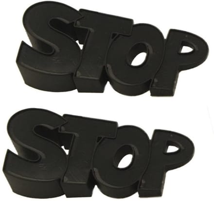 Allecto - Deurstopper - Decoratieve Deurstop - Antislip - Zwart