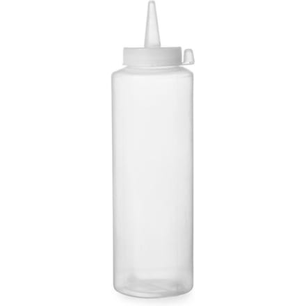 HENDI Transparante dispenserfles – 0,7L – hygiënisch met afsluitdop – vaatwasmachinebestendig
