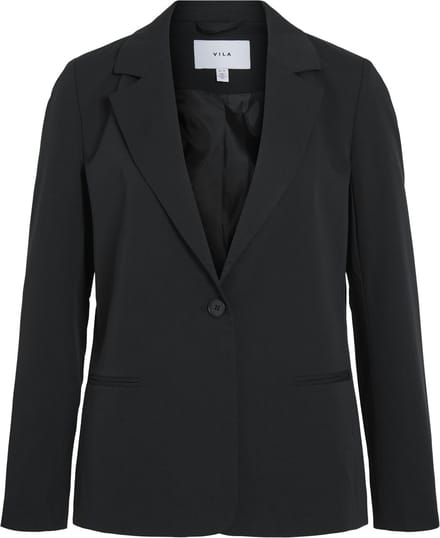 Vila Blazer Vibella L/s Blazer - Noos 14117543 Black Beauty Dames Maat - W40