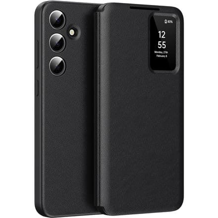 CaseBody Samsung Galaxy S24 Smart Cover Zwart