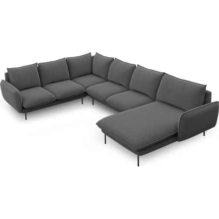 Hoekbank Vienna hoek links & chaise longue rechts | Cosmopolitan Design