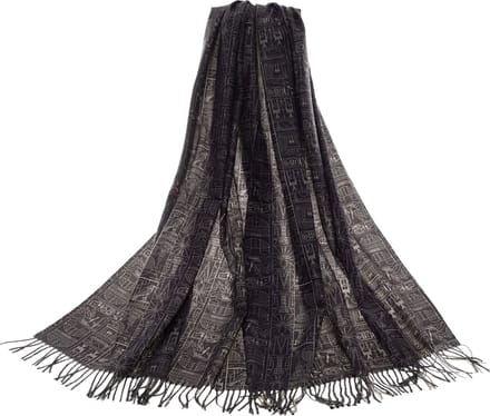 Sjaal - Pashmina - Egyptian - Egypte – British Museum - 70 x 200 cm met 10 cm franjes.