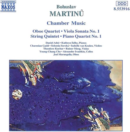 Various Artists - Martinů: Chamber Music (CD)