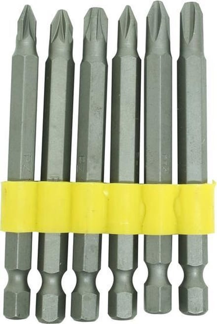 KWB Economy Bitset Lang - 75 mm - 6-delig