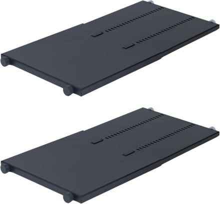 Kluis Plank - Kluis Organizer - Kluis Indelen - Verstelbaar Metaal - 25x45x3cm - Mat Zwart