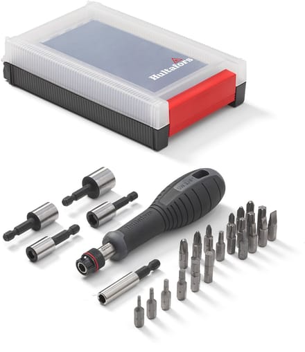 Hultafors HSS Short bit Bithouderset met korte bits - 29 stuks