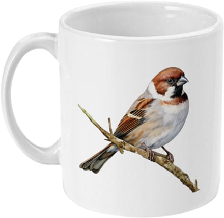 Geurfruit - Mok - Design - Vogel - Mus - Vaatwasser - Magnetron