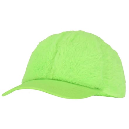 Feestpet - fake fur - neon - Fluor groen