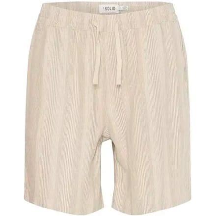 Gestreepte elastische korte broek Solid Liam