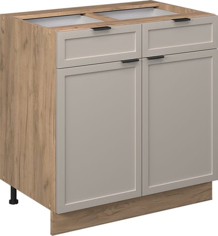 Vicco Fame-Line Onderkasten – 80 cm, WB Eik GrijsBeige