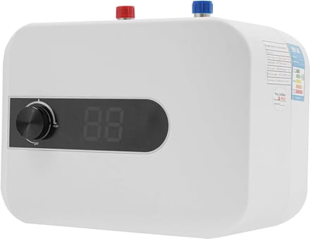 Elektrische Boiler - Mini Waterverwarmer - Direct Warm Water - Compact Ontwerp - 6 Liter Capaciteit - Wit