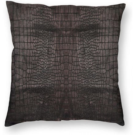 Huidimitatie Krokodil Kussensloop Polyester Linnen Fluweel Creatieve Rits Decoratieve Kussensloop Sofa Kussenhoes 18 Short plush 30*30(CM)-1Pcs