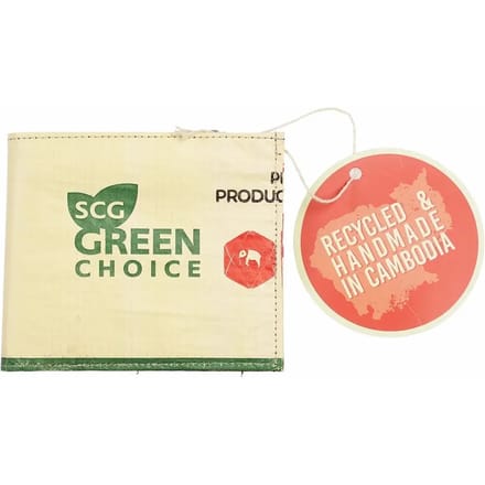 Gerecyclede dubbele portemonnee Rex London