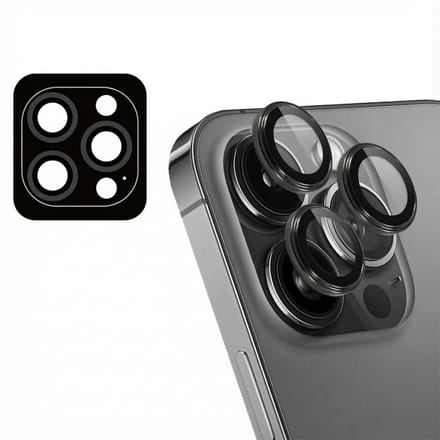 imoshion Camera Lens Protector - Geschikt voor iPhone 13 Pro/ iPhone 13 Pro Max - 2 Pack - Zwart
