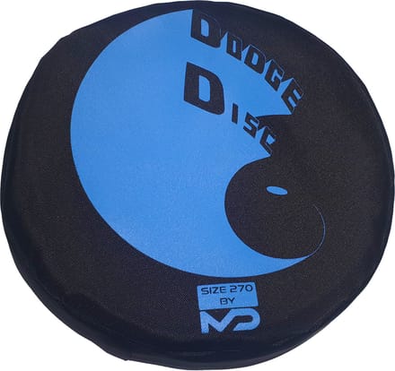 MD Sport - DodgeDisc zwart groot - Veilige frisbee - Trefbal frisbee - Dodgebee