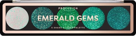 Profusion Glitter Palette Emerald Gems