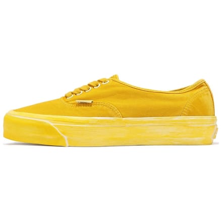 Vans Premium Authentic 44 Citron Jaune Chrome Baskets Unisexe VN000CQA85W 42 yellow
