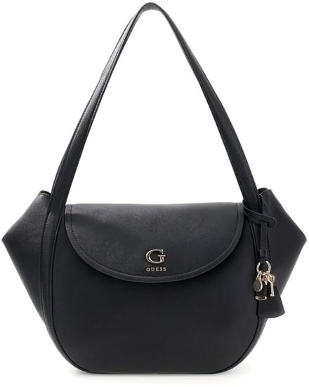 GUESS schoudertas Coleen Flap Shoulder Bag Black zwart