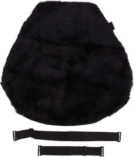 Motorfiets Zitkussen - Warm Zitje - Winter Comfort - Universele Pasvorm - Zwart