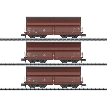 MiniTrix 18270 N 3-delige set zelflossers Kokstransport deel 2 van de DB