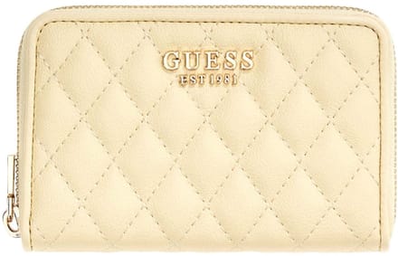 GUESS portemonnee Atabey SLG Medium Zip Around Wallet Yellow Lichtgeel