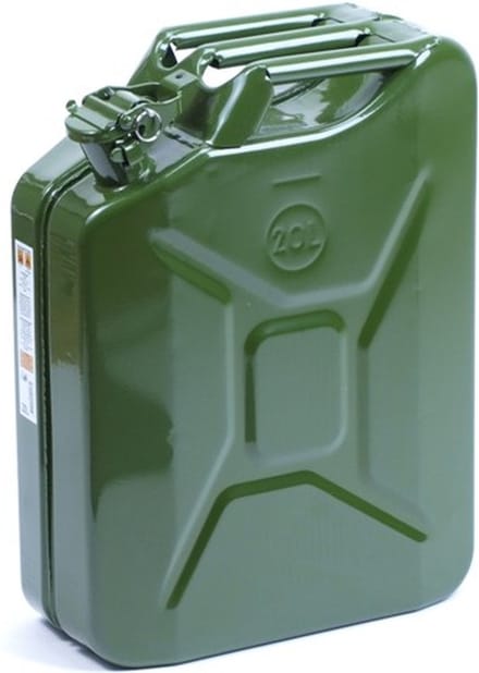 Jerrycan 20 liter (metaal)
