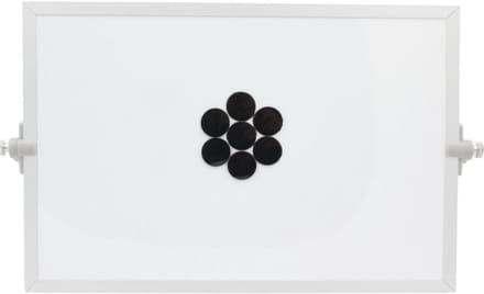 Sam Creative Whiteboard Magneten - Magnetisch Symbool - Cirkel - 2 cm - Zwart - 25 stuks - Whiteboard