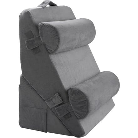 Oreiller coin de lit orthopédique 4 pièces réglable pour dos, jambes, cou, sommeil, RGO