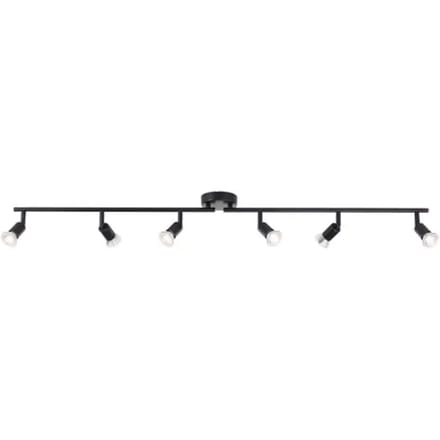 Baseline Opbouwspot Parma - Zwart - 120cm - 6xgu10