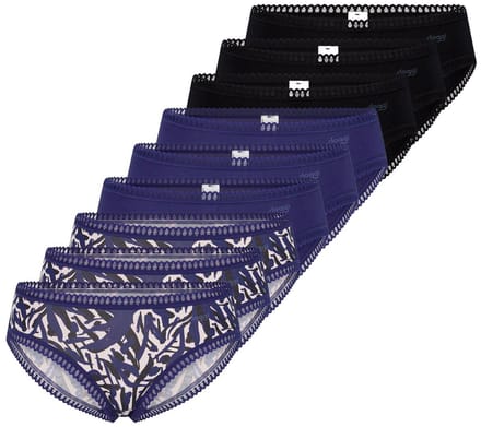 sloggi Dames hipster slip 9 pack GO Crush
