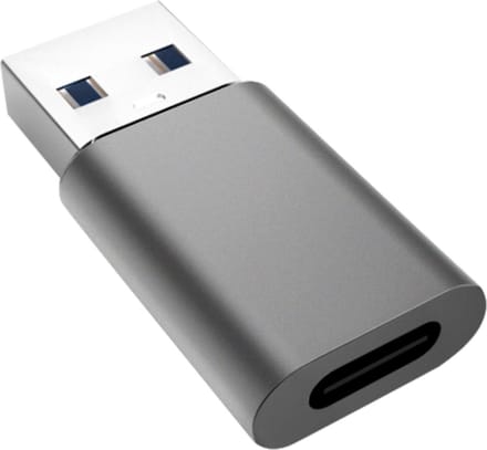 USB A naar C adapter - USB 3.0 - Aluminium - Grijs - Allteq