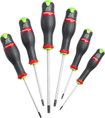 J6 schroevendraaierset - 6-delige set met ATXP-bitjes