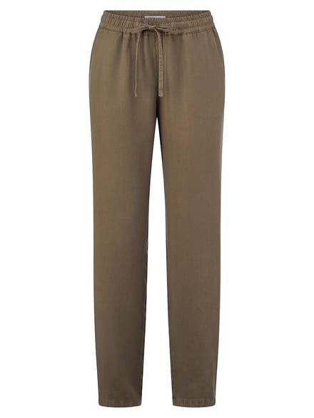 Enkellange broek Van Peter Hahn bruin