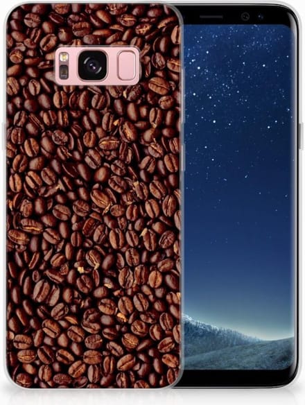 Samsung Galaxy S8 Siliconen Case Koffiebonen