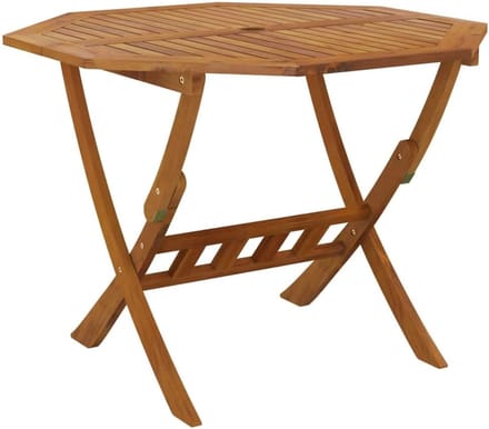 Tuintafel Acaciahout - Buiten Eettafel - Buiten Dineren - Inklapbaar Ontwerp - 90x75 cm - Bruin