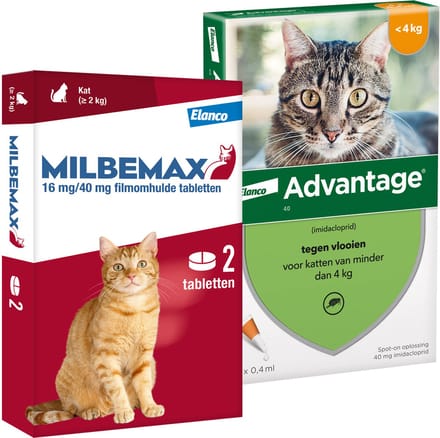 Elanco Preventiepakket Kitten 2 - 4 kg