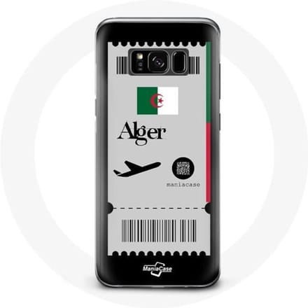 Coque pour Samsung Galaxy S8 Billet d'avion Alger