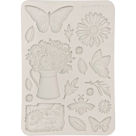 Silicon vorm A5 "Daisy Art", Daisy and Butterfly