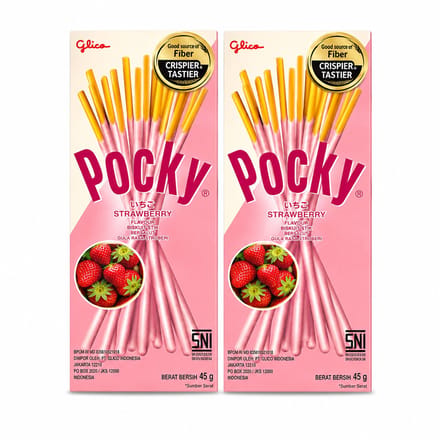 Pocky Bisquit Strawberry 2 stuks