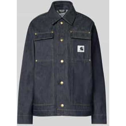 Regular fit jeansjack met logopatch model 'Arctic'
