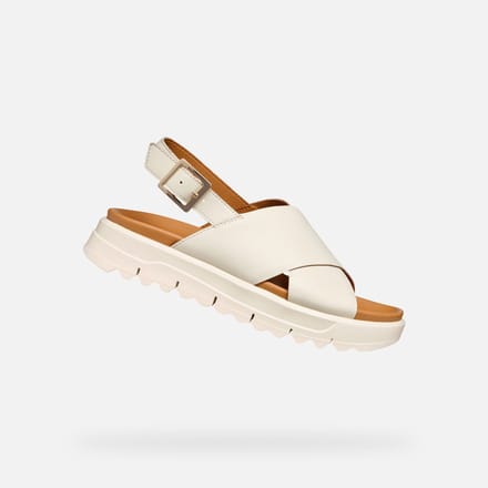 GEOX XAND 2.1S DAMES Sandalen - MELKWIT - Maat 37