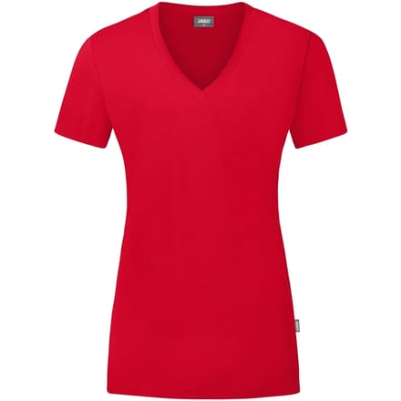 Jako Organic T-Shirt Dames - Rood | Maat: 38