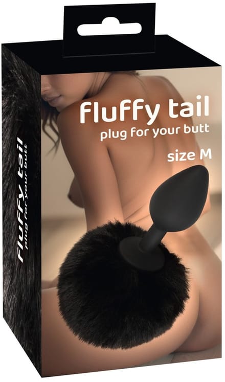 Fluffy Tail Black M